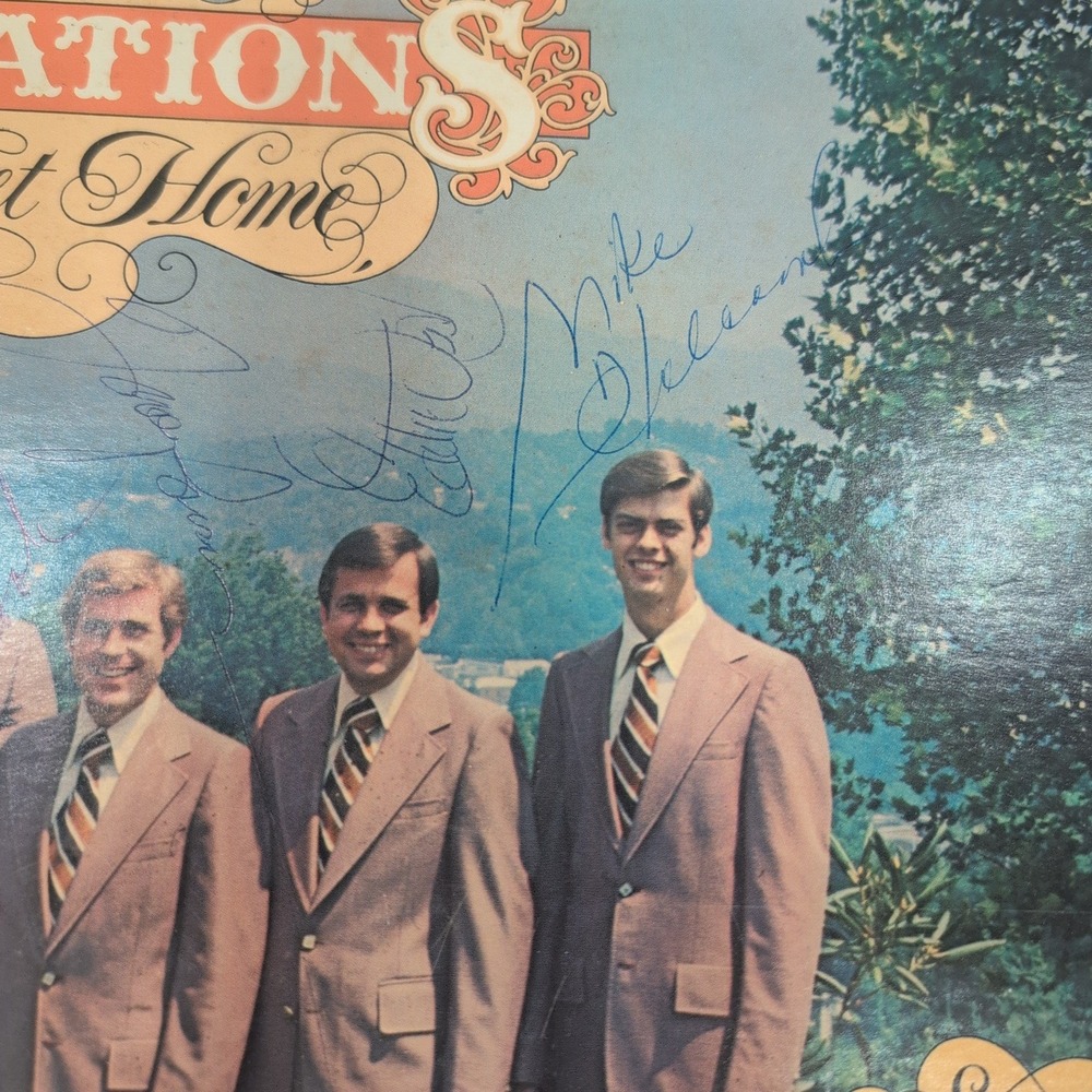 The Inspirations When I Get Home Signed Vinyl LP Canaan Records CAS-9819-LP 1977 - Picture 3 of 4